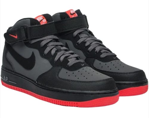 Air Force 1 Mid'07-Hot Lava-Dark Grey Crimson
