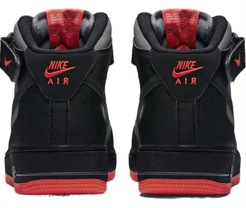 Air Force 1 Mid'07-Hot Lava-Dark Grey Crimson